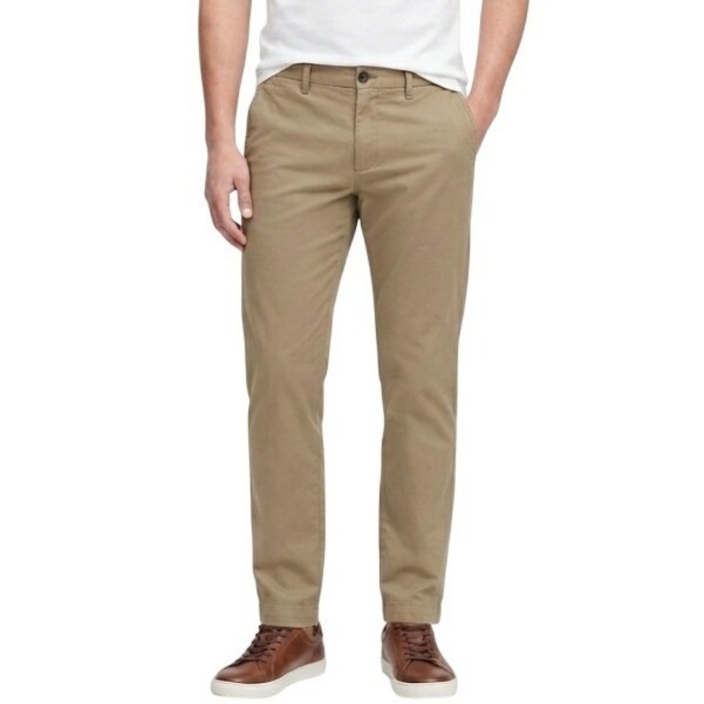 Banana Republic Mason Chino Pants Mens 35x32 Straight Fit‎ Casual Khaki Classic